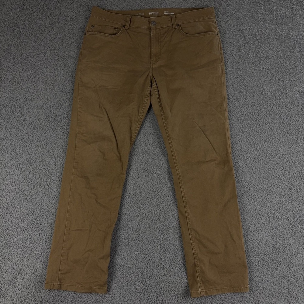 Urban Pipeline Pants Mens 36x32 Tan Khaki Straight Preppy Casual 5-Pocket Chino‎